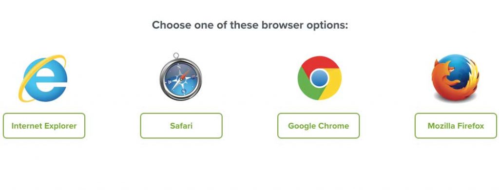 EveryDollar Supported Browsers - Chrome, Safari, Firefox, IE