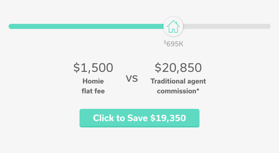 Homie Home Listing Cost Savings Calculator