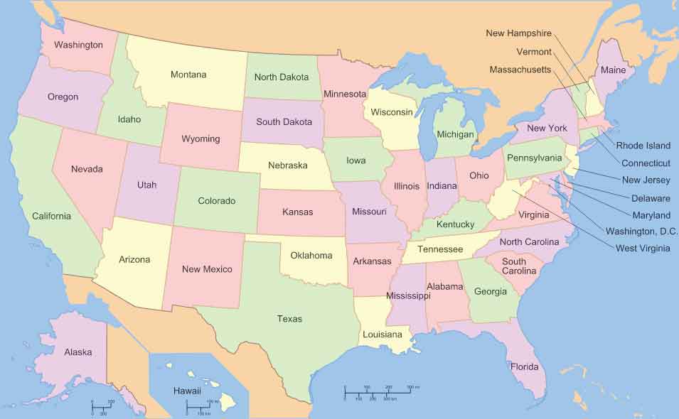 United States Map Greenbelt Laws