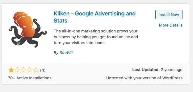 Kliken Google AdWords Management for WooCommerce